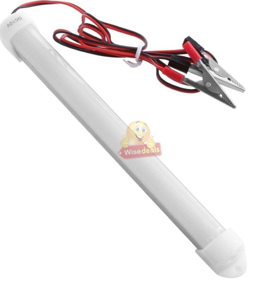 12V DC High Power LED Tube Light with Alligator Clamps