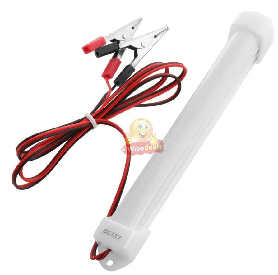12V DC High Power LED Tube Light with Alligator Clamps