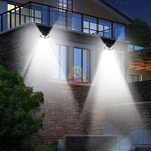 100 LED Super Bright Solar Wall Light, Motion Sensor with 3 Modes, Waterproof & Eco-friendly