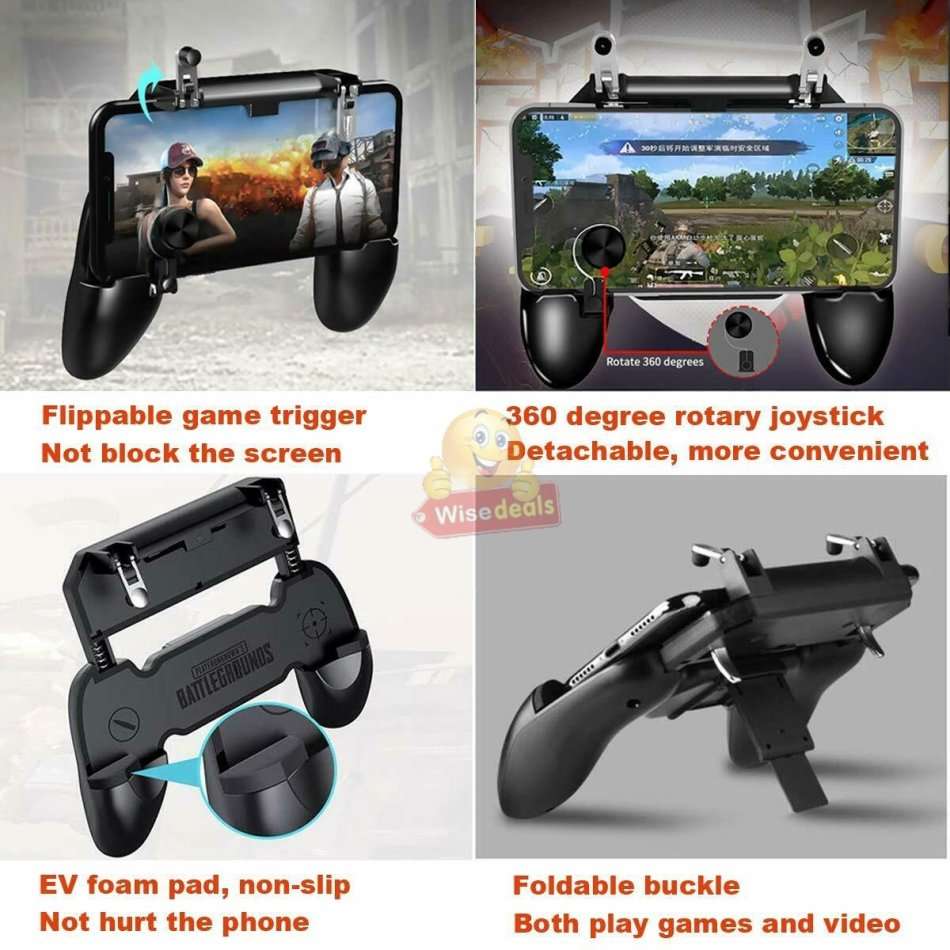 Mobile Phone Game Controller, Wireless Joystick for iPhone and Android, Fits most Mobile Devices