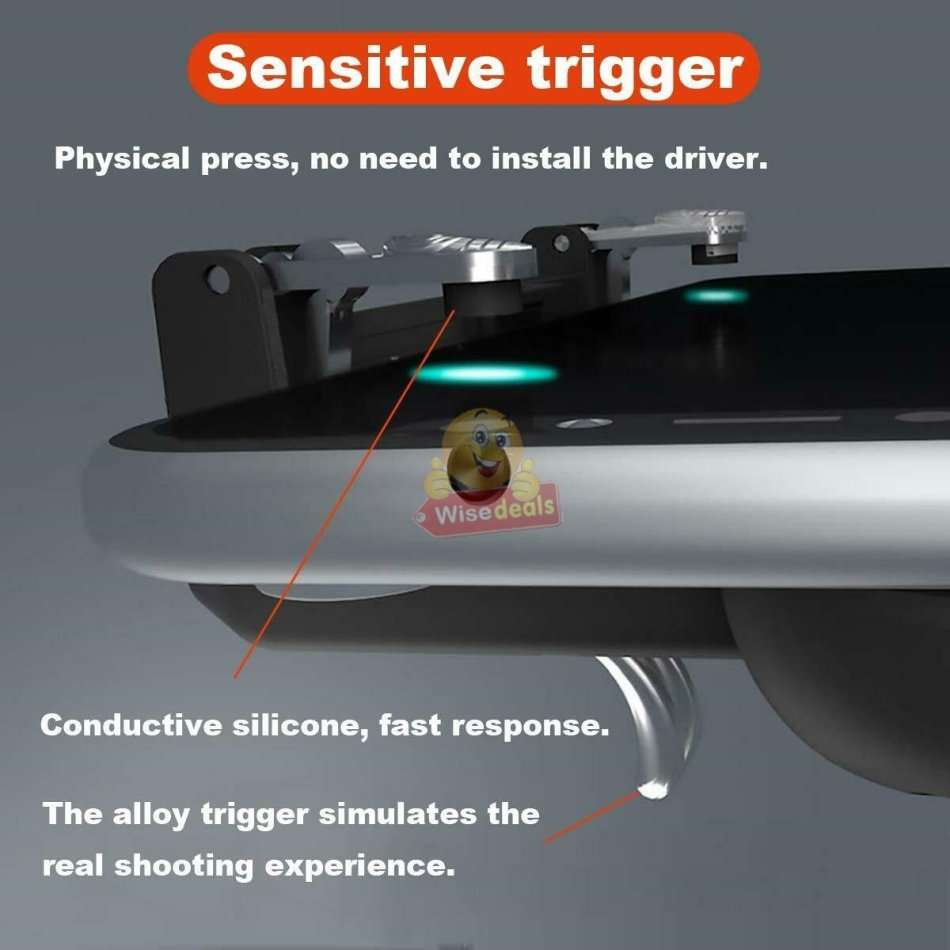 Mobile Phone Game Controller, Wireless Joystick for iPhone and Android, Fits most Mobile Devices