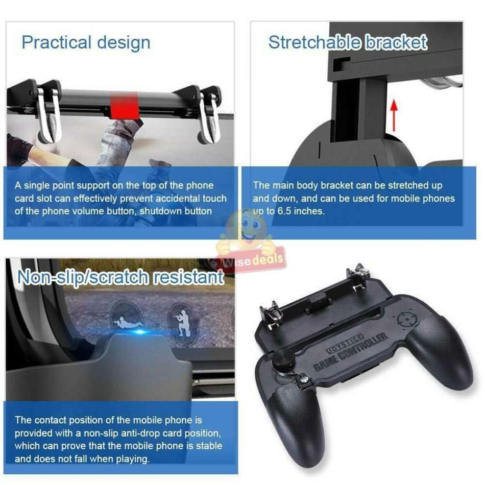 Mobile Phone Game Controller, Wireless Joystick for iPhone and Android, Fits most Mobile Devices