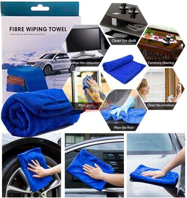 Ultra Soft Cleaning Micro-Fibre Plush Towel, Soft, Strong & Durable