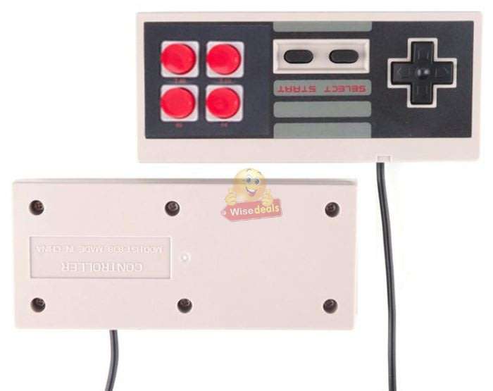 Game Console with 2 Controllers and 600 Built-in Games, Hours of Fun for the Whole Family