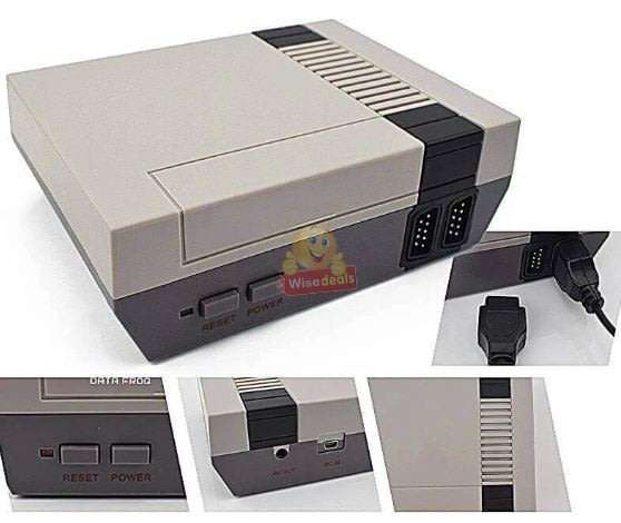 Game Console with 2 Controllers and 600 Built-in Games, Hours of Fun for the Whole Family