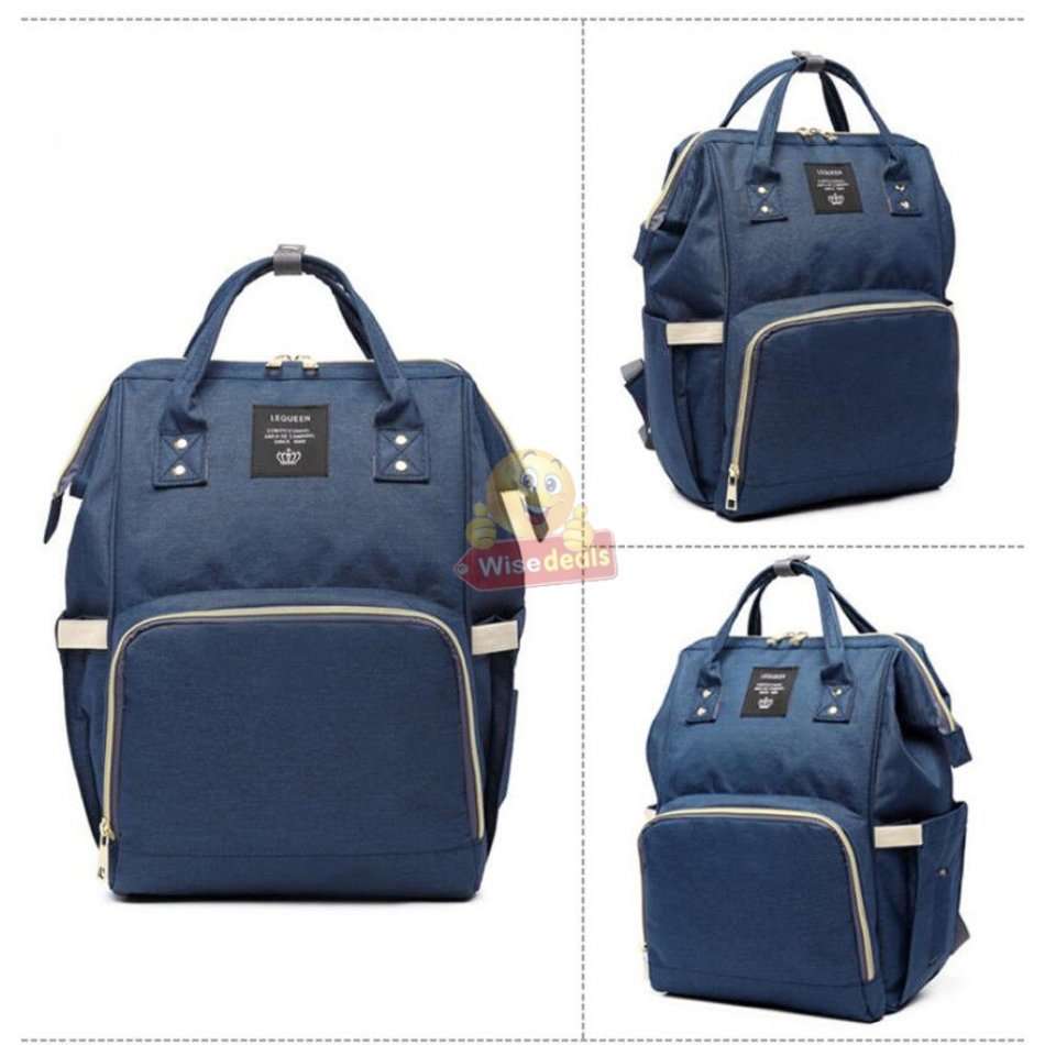 Large Capacity Baby Backpack Bag with insulated bottle pockets