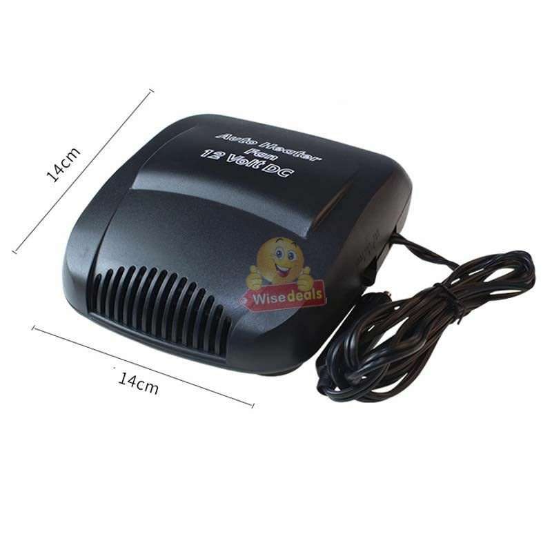 2-IN-1 12V 150W Car Heating & Cooling Fan & Defogger