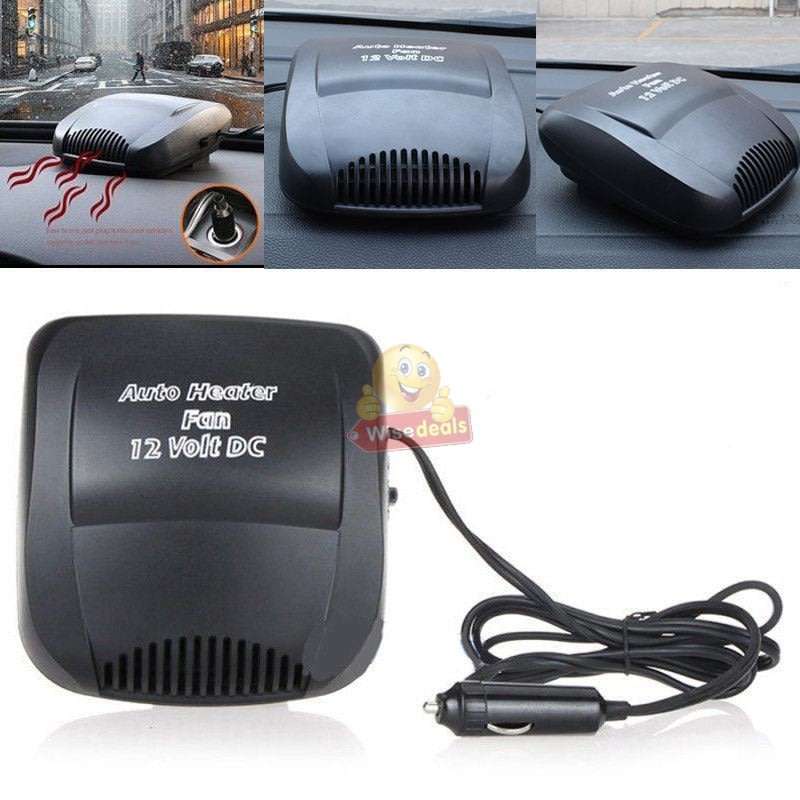 2-IN-1 12V 150W Car Heating & Cooling Fan & Defogger