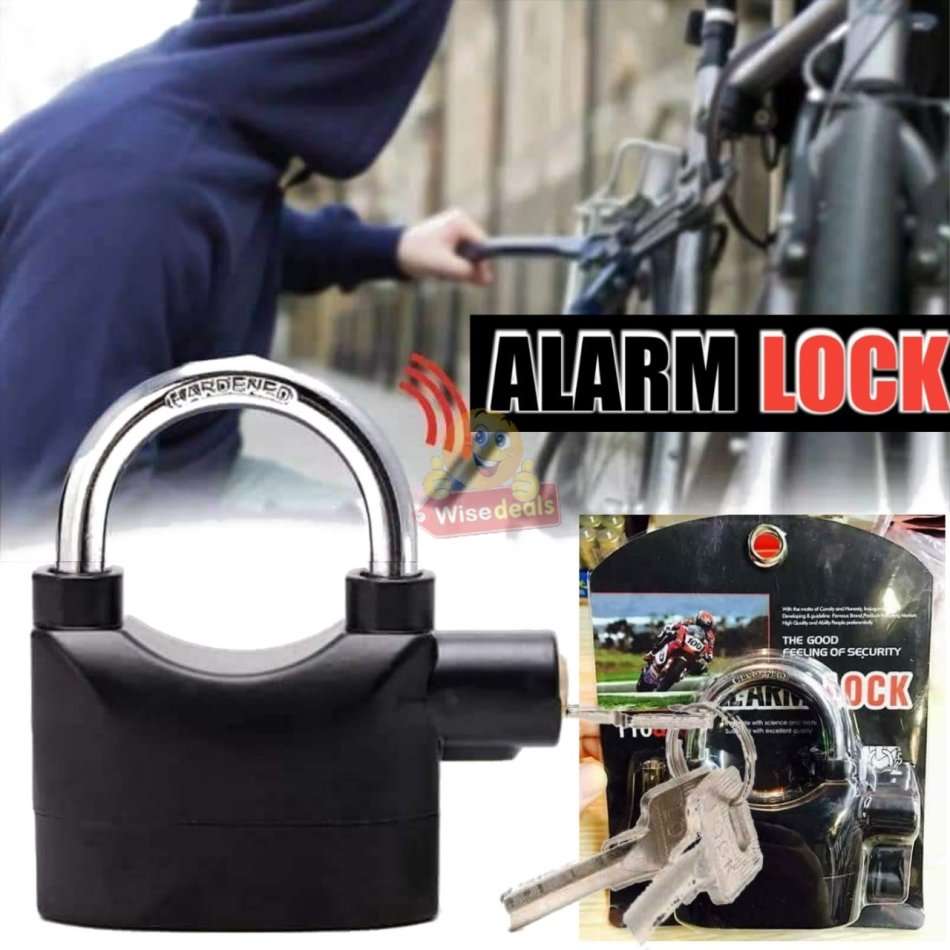 Alarm Lock with Batteries and 3 Keys