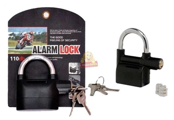 Alarm Lock with Batteries and 3 Keys