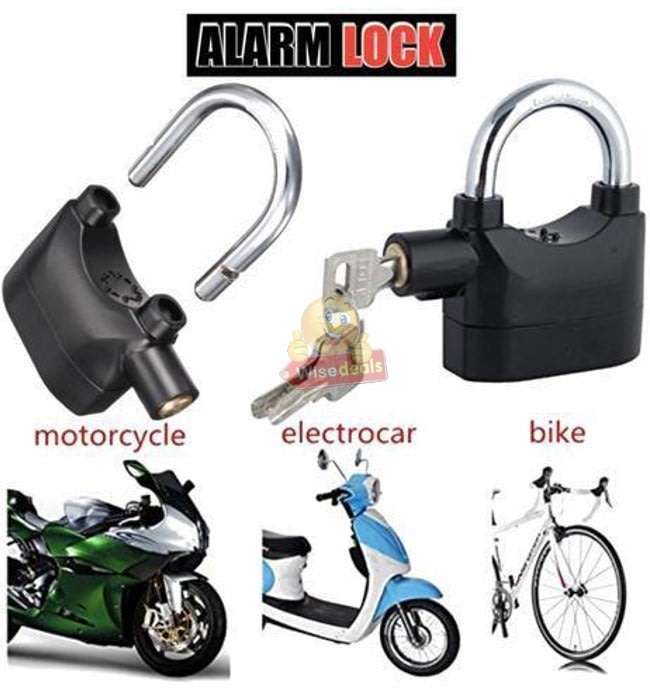 Alarm Lock with Batteries and 3 Keys