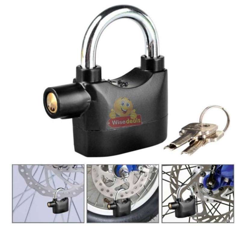 Alarm Lock with Batteries and 3 Keys