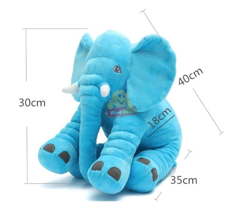 Large Super Soft Baby Elephant Pillow
