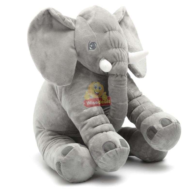 Large Super Soft Baby Elephant Pillow