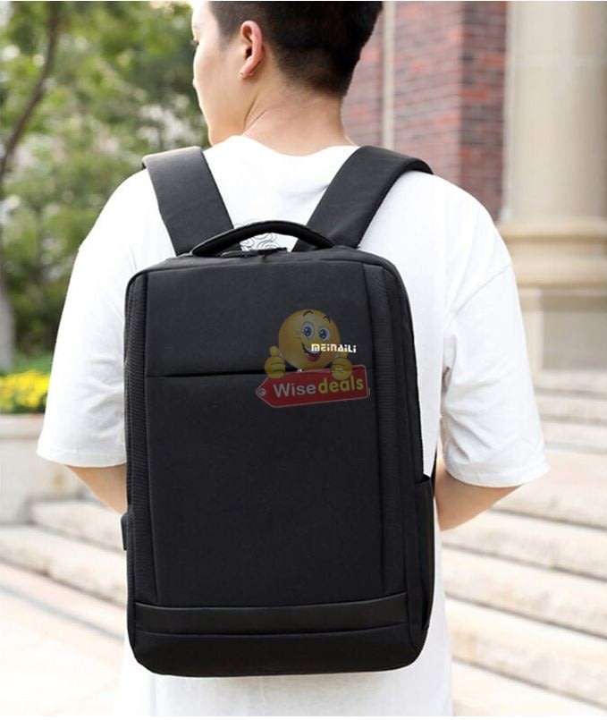 Stylish Backpack with lots of space and pockets, build-in USB Port with Cable