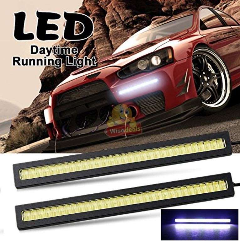 Universal 2 Piece, 17cm COB DRL LED Driving Daytime Running Lights