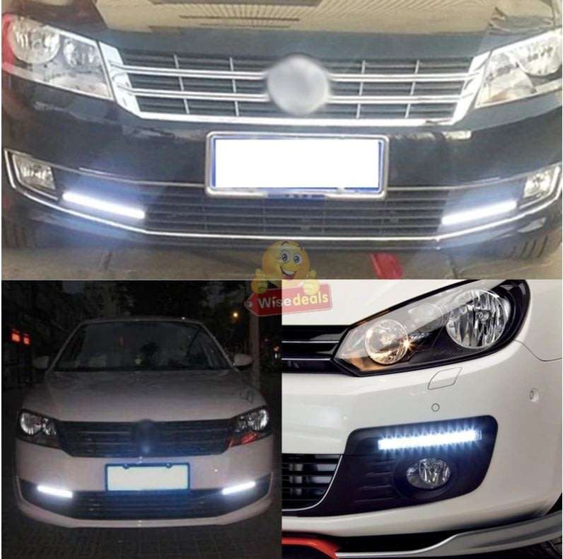 Universal 2 Piece, 17cm COB DRL LED Driving Daytime Running Lights