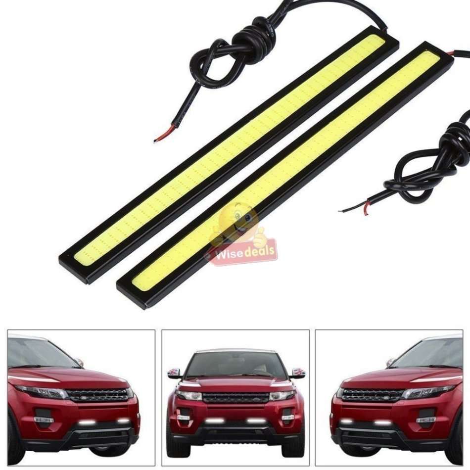 Universal 2 Piece, 17cm COB DRL LED Driving Daytime Running Lights
