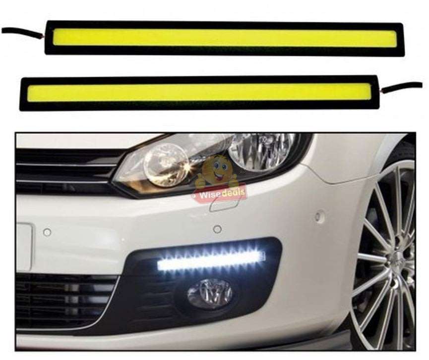 Universal 2 Piece, 17cm COB DRL LED Driving Daytime Running Lights