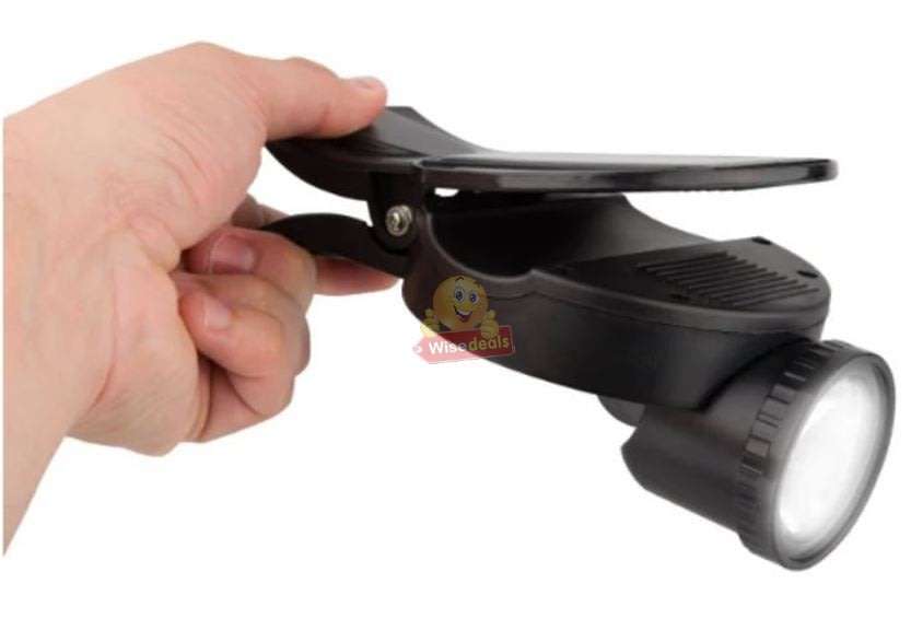 Ultra-portable, Maintenance-free and Energy-Efficient SOLAR LED Clip on Light