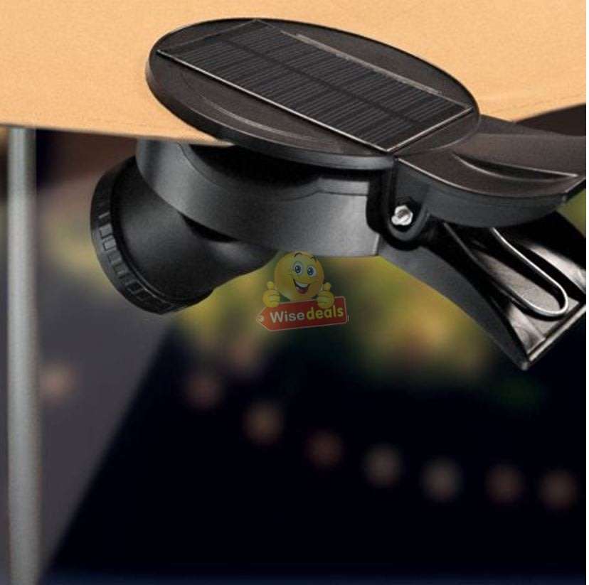 Ultra-portable, Maintenance-free and Energy-Efficient SOLAR LED Clip on Light