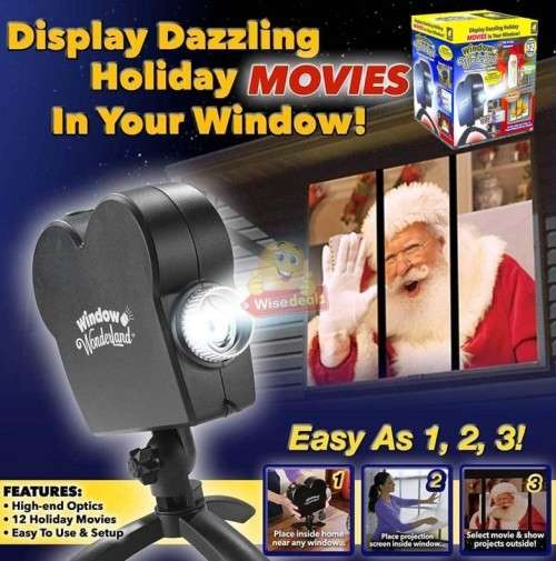 Window Wonderland Projector Transforms average Windows into Spectacular Displays