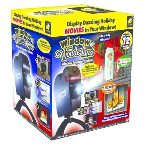 Window Wonderland Projector Transforms average Windows into Spectacular Displays