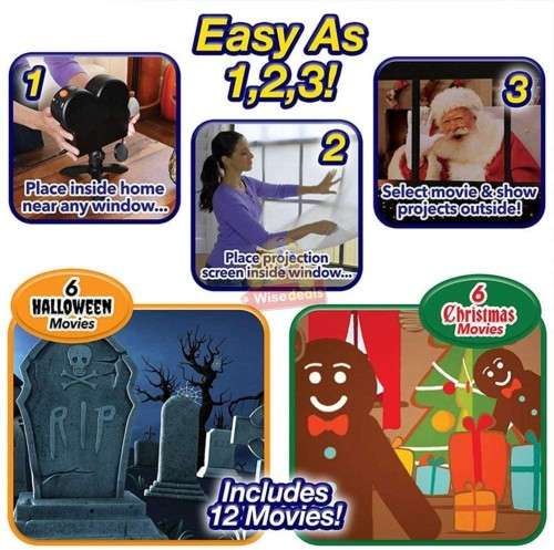 Window Wonderland Projector Transforms average Windows into Spectacular Displays