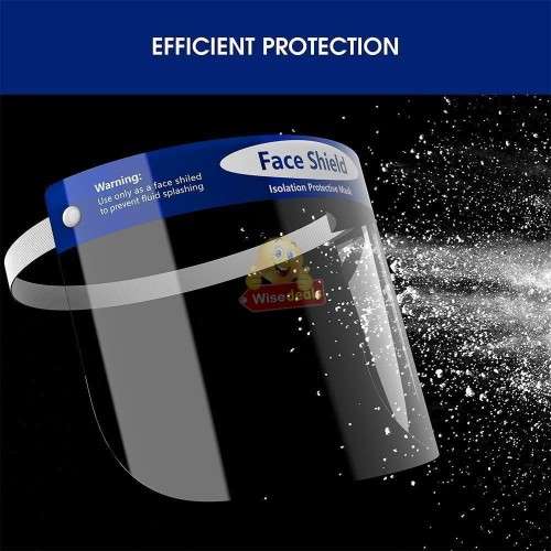 Protective Face Shield, Premium Comfort, Ultra Clear, Long-lasting and Reusable