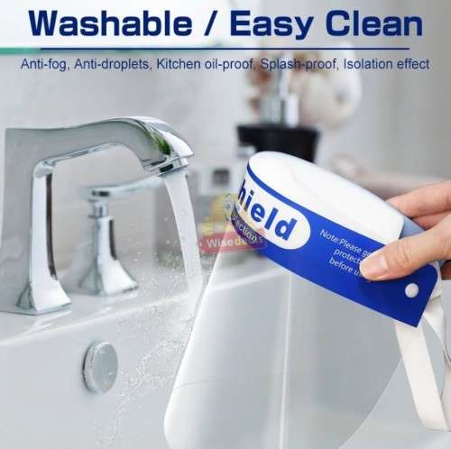 Protective Face Shield, Premium Comfort, Ultra Clear, Long-lasting and Reusable