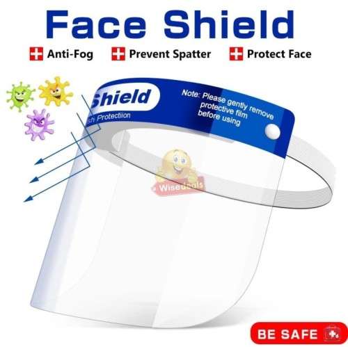 Protective Face Shield, Premium Comfort, Ultra Clear, Long-lasting and Reusable
