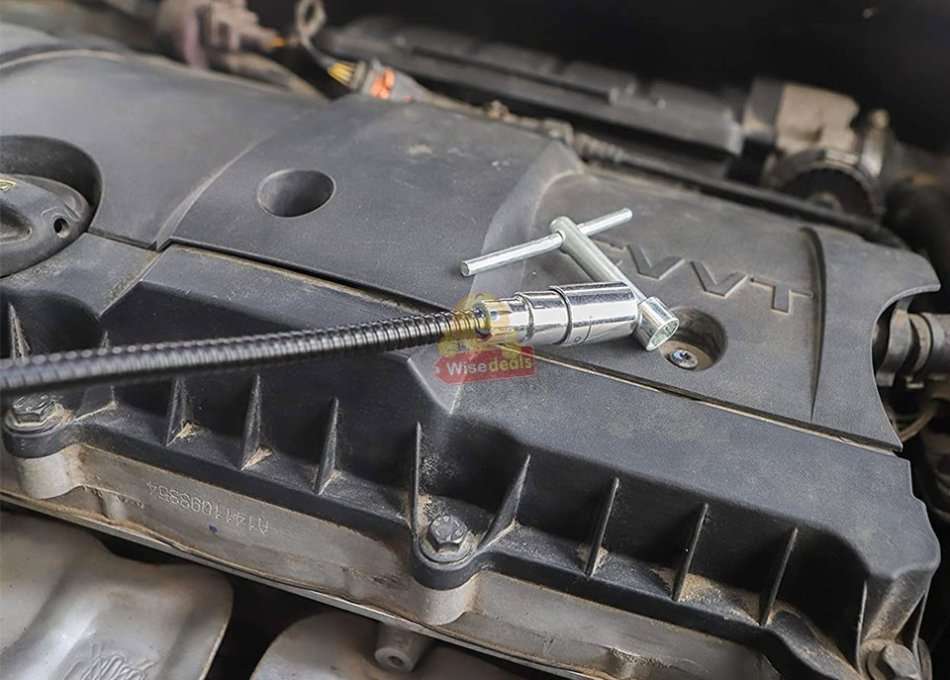 56cm Flexible Magnetic Pick-Up Tool with LED Light