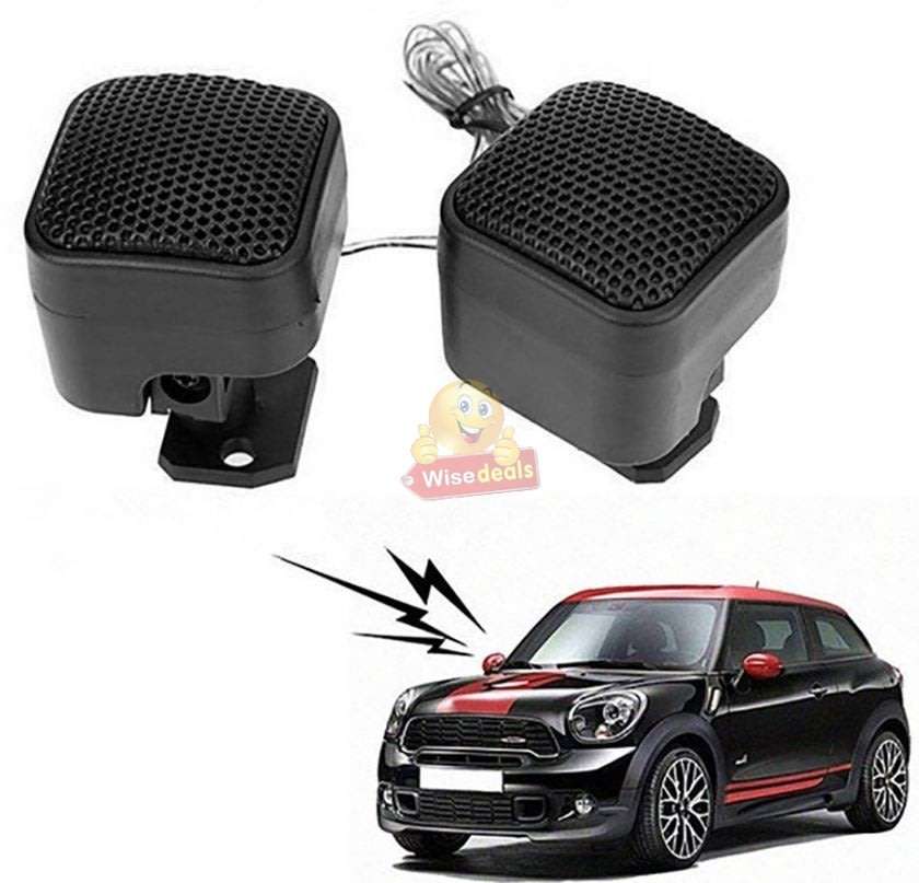 12V 500W 2 Pack Car Audio Tweeter Speakers, More Sound, Less Energy