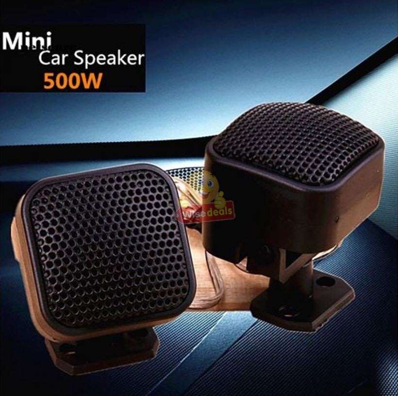 12V 500W 2 Pack Car Audio Tweeter Speakers, More Sound, Less Energy