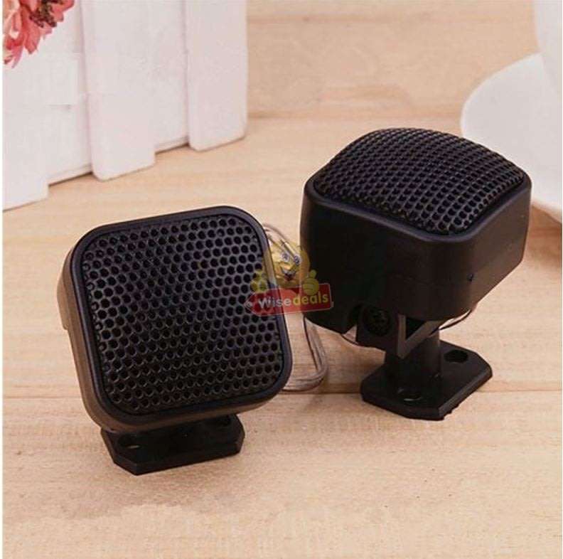 12V 500W 2 Pack Car Audio Tweeter Speakers, More Sound, Less Energy