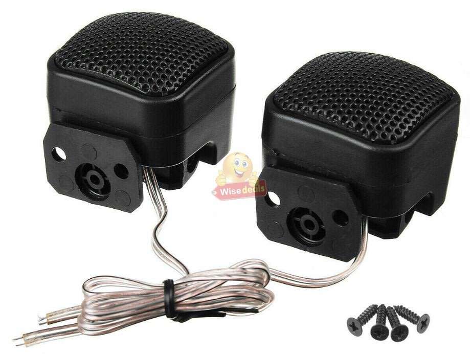 12V 500W 2 Pack Car Audio Tweeter Speakers, More Sound, Less Energy