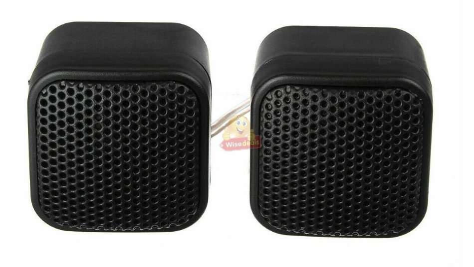 12V 500W 2 Pack Car Audio Tweeter Speakers, More Sound, Less Energy