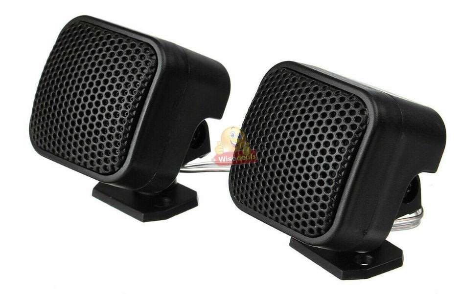 12V 500W 2 Pack Car Audio Tweeter Speakers, More Sound, Less Energy