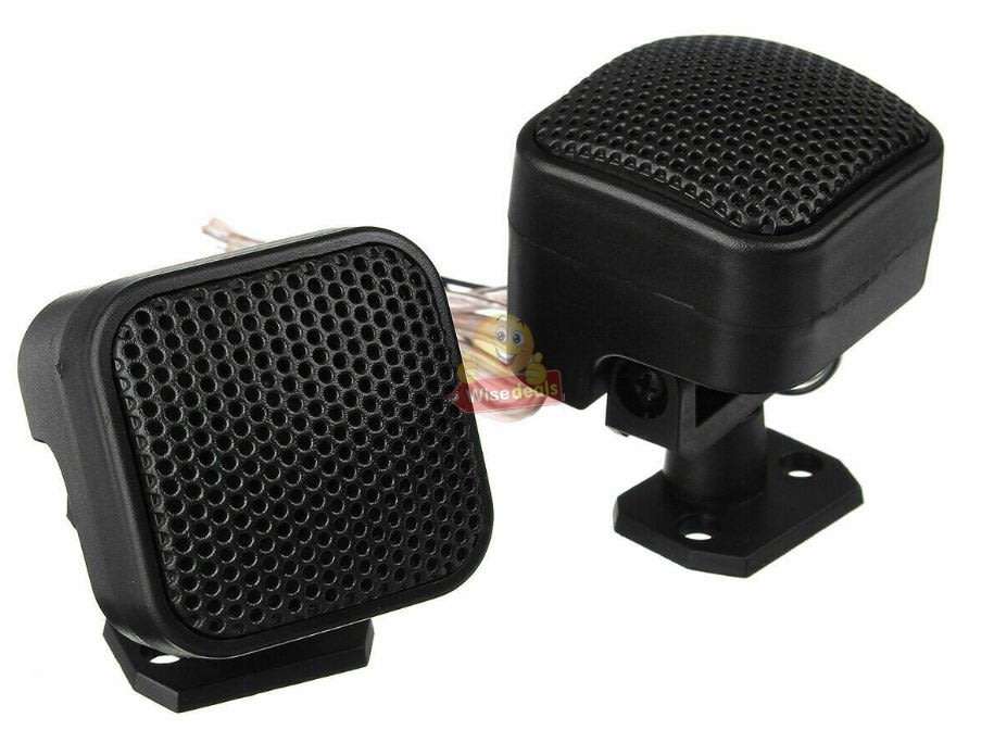 12V 500W 2 Pack Car Audio Tweeter Speakers, More Sound, Less Energy