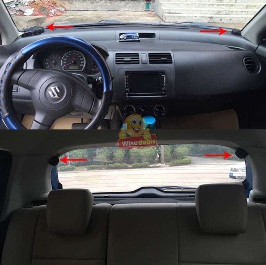 12V 500W 2 Pack Car Audio Tweeter Speakers, More Sound, Less Energy