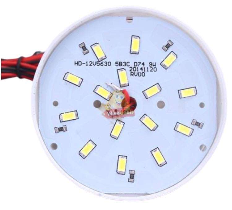 DC 12V E27 High Power 5W LED Light Bulb with Adapter, Wire & Battery Clamps