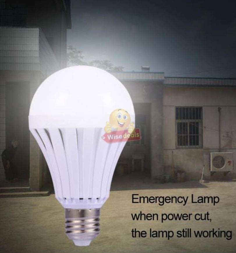 NEW Smart LED Bulb Light, Works on Power cuts, In Water, In your Hand, Regular AC, Emergency DC