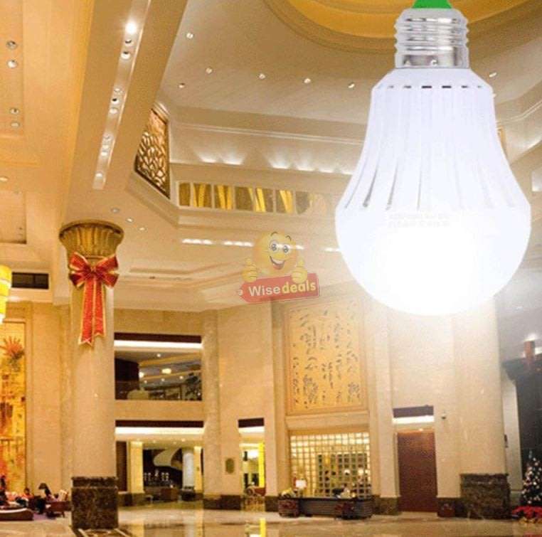 NEW Smart LED Bulb Light, Works on Power cuts, In Water, In your Hand, Regular AC, Emergency DC