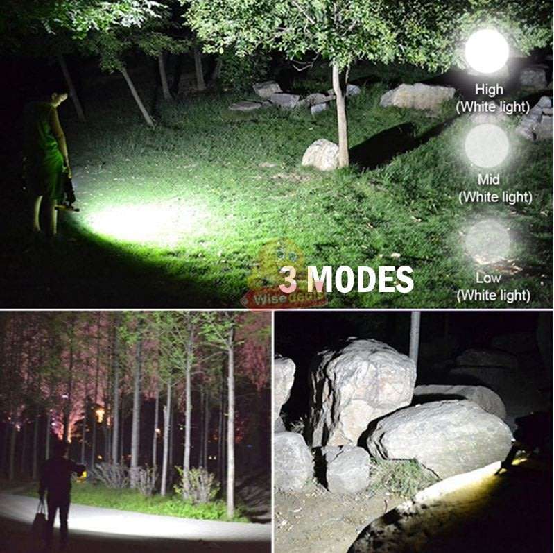 Super Bright LED COB 100W Portable Flood Light, 3 Modes, Waterproof, Rechargeable etc