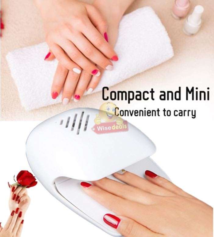 Lightweight and Portable Mini Nail Dryer, Suitable for Professional Nail Salon or Home use