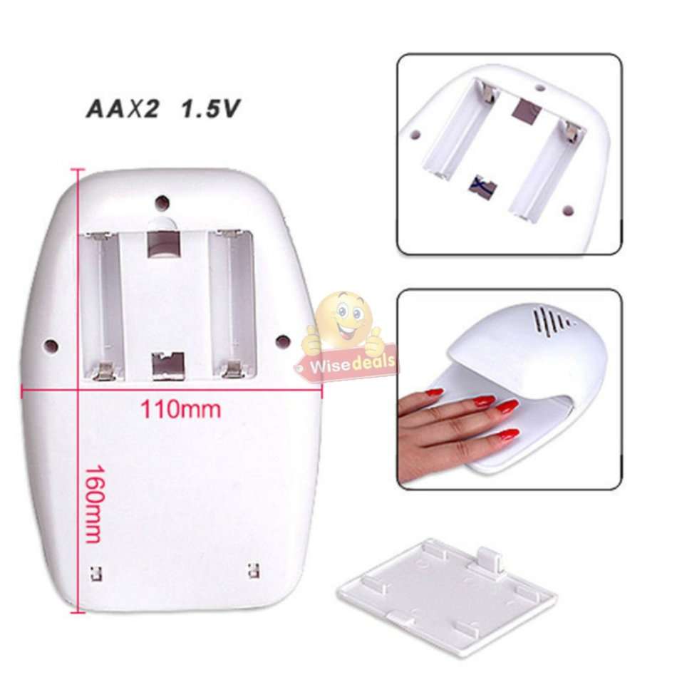 Lightweight and Portable Mini Nail Dryer, Suitable for Professional Nail Salon or Home use