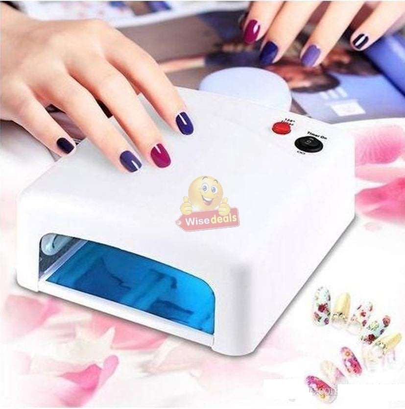 36W UV Lamp for all Gel and Acrylic Types, for Professional Salon or Personal use
