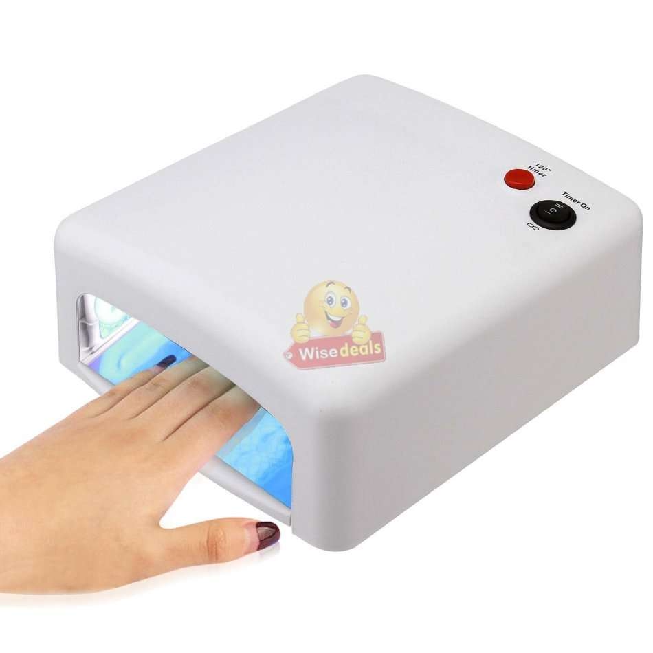 36W UV Lamp for all Gel and Acrylic Types, for Professional Salon or Personal use