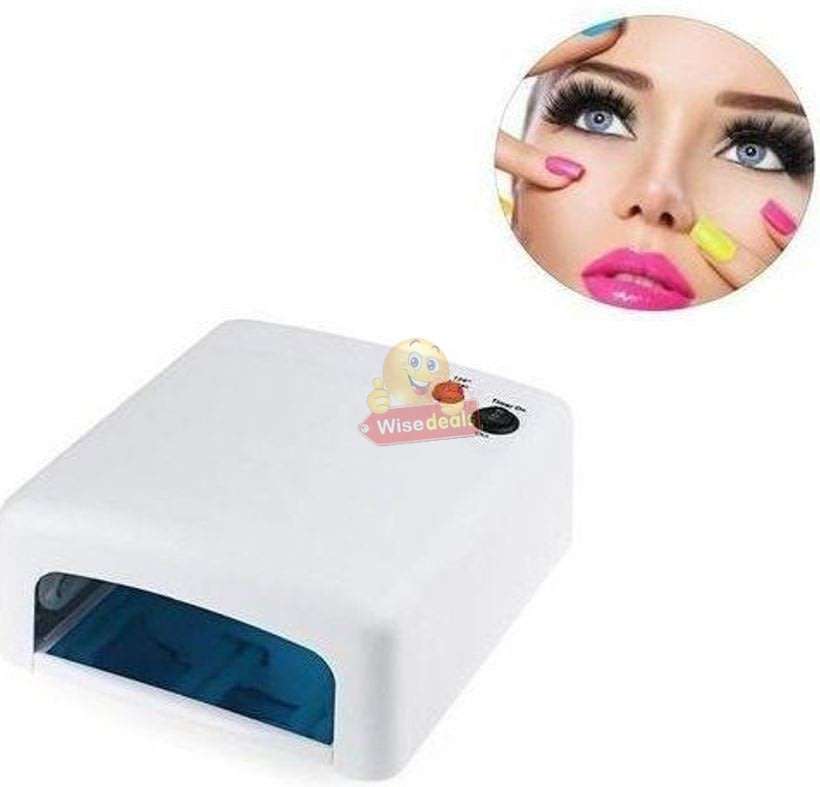 36W UV Lamp for all Gel and Acrylic Types, for Professional Salon or Personal use