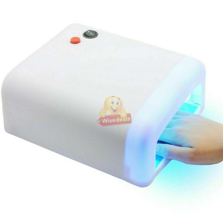 36W UV Lamp for all Gel and Acrylic Types, for Professional Salon or Personal use